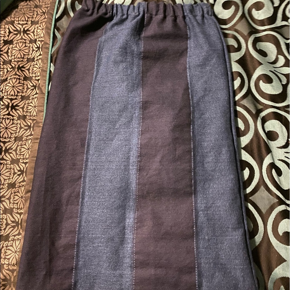 Girls denim pencil skirt